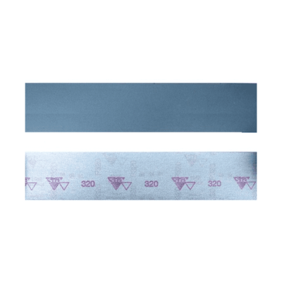 Полоса абразивная P320 siaflex  70*420 мм, без отверстий СИНЯЯ